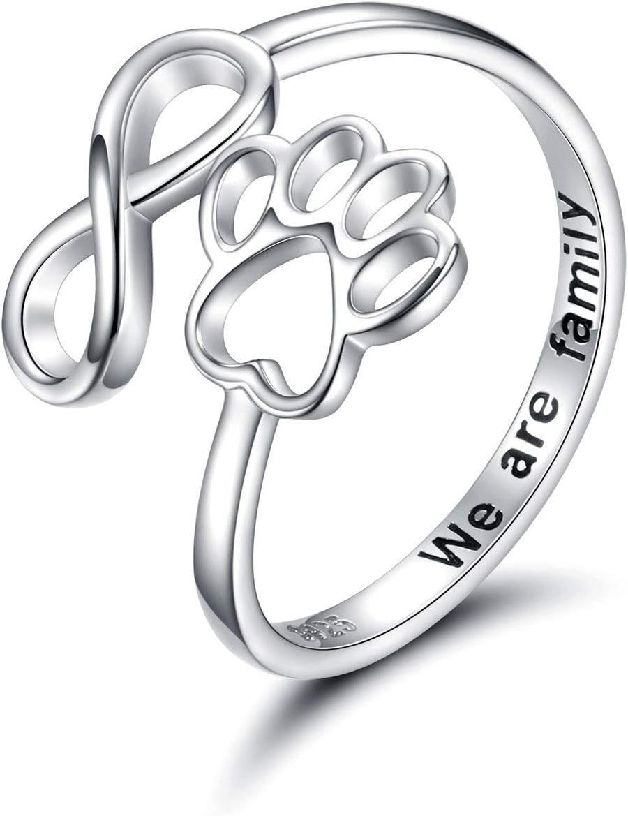 HeartPaw - Handmade Ring with Paw and Heart