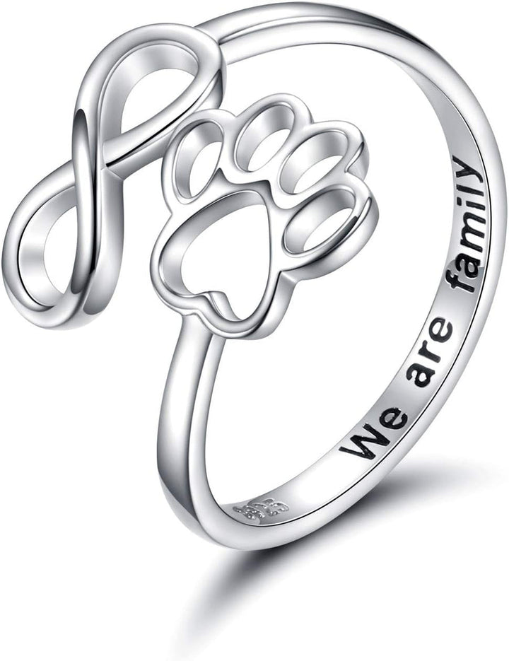 HeartPaw - Handmade Ring with Paw and Heart