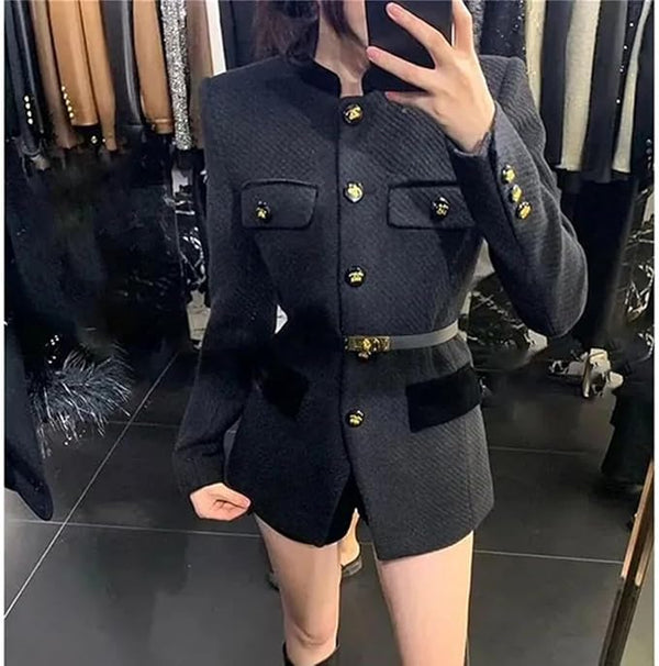 Aruna - High-End Tailored Jacket With Belt