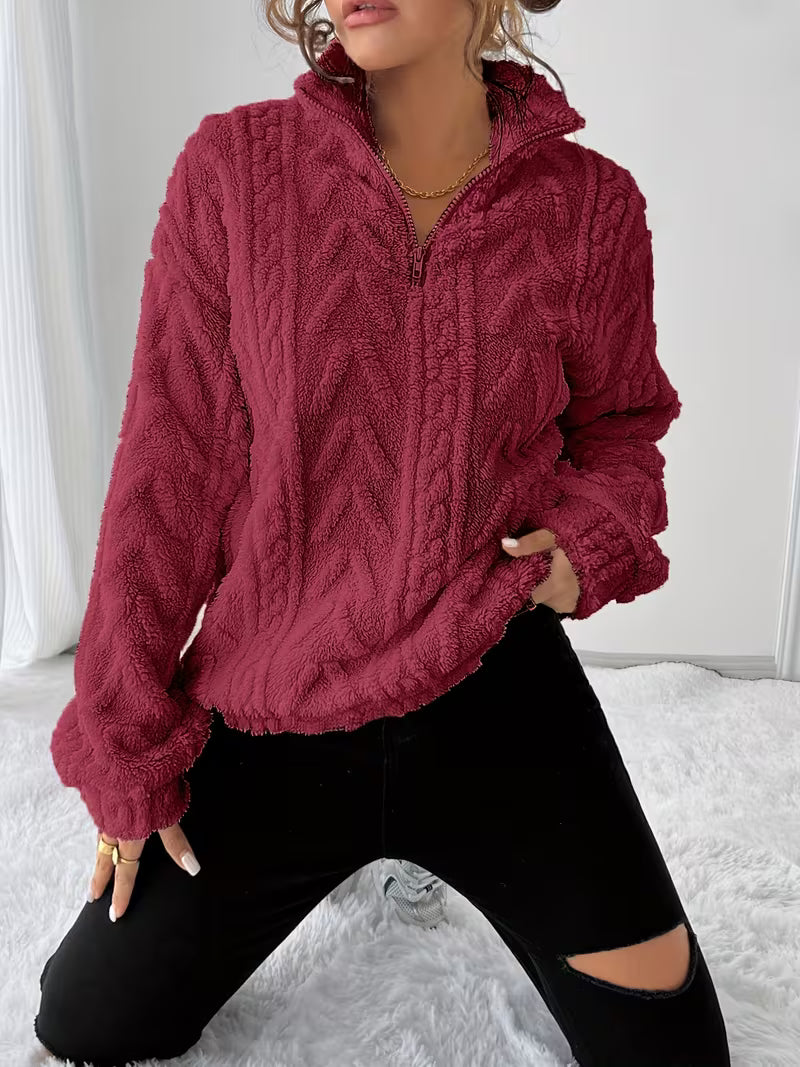 Oriaenica - Versatile Warm Fleece Sweatshirt