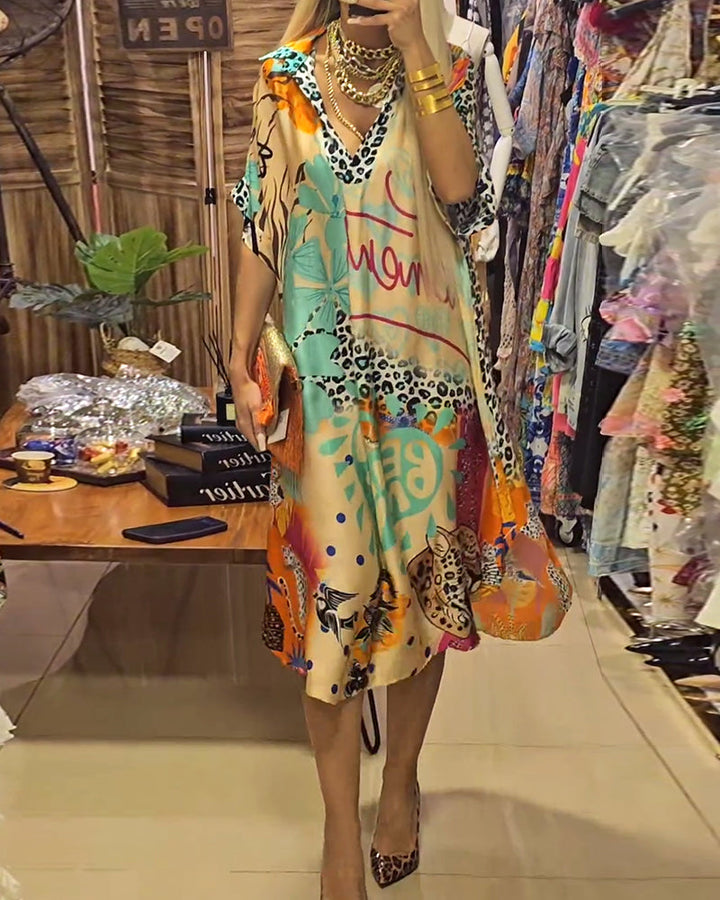 Marianna - Casual V-Neck Dress