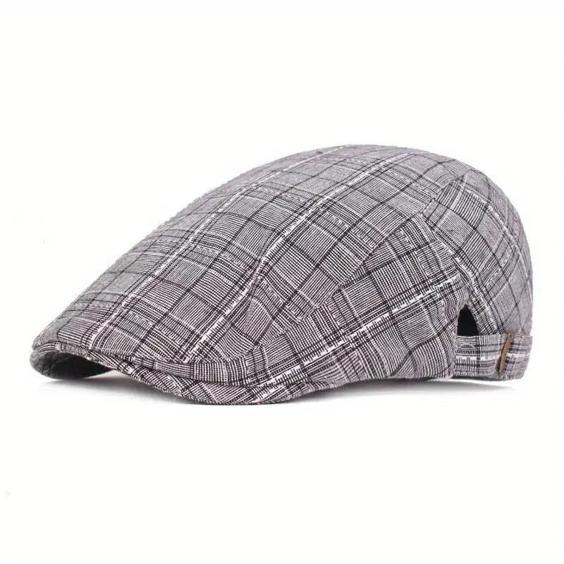 Checklyn - Stylish Check Pattern Beanie Hat