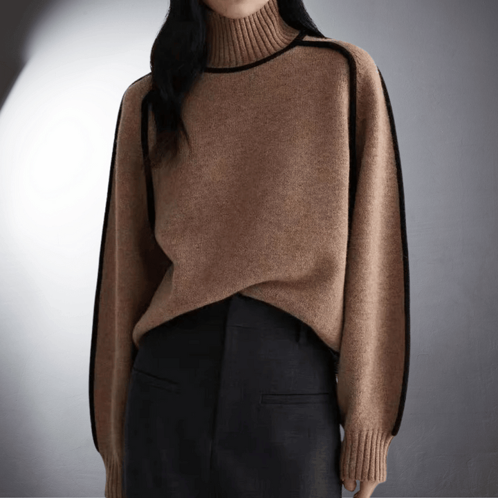 Antje | Organic Turtleneck Sweater With Premium Quality