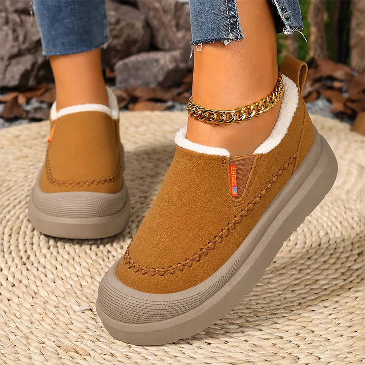 Sunnira - Elegant Shoes With Faux Fur Lining