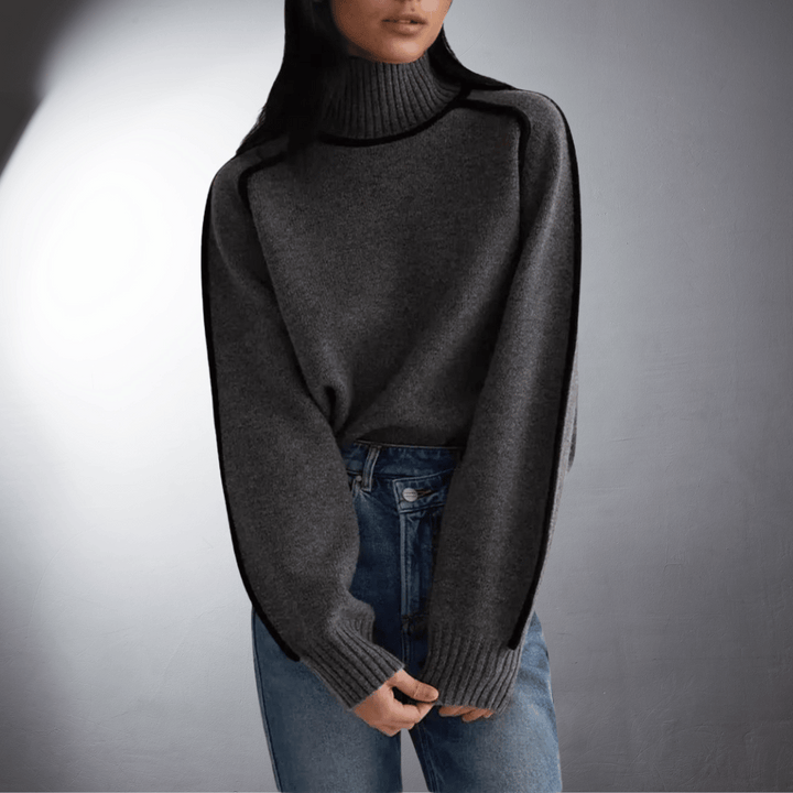 Antje | Organic Turtleneck Sweater With Premium Quality