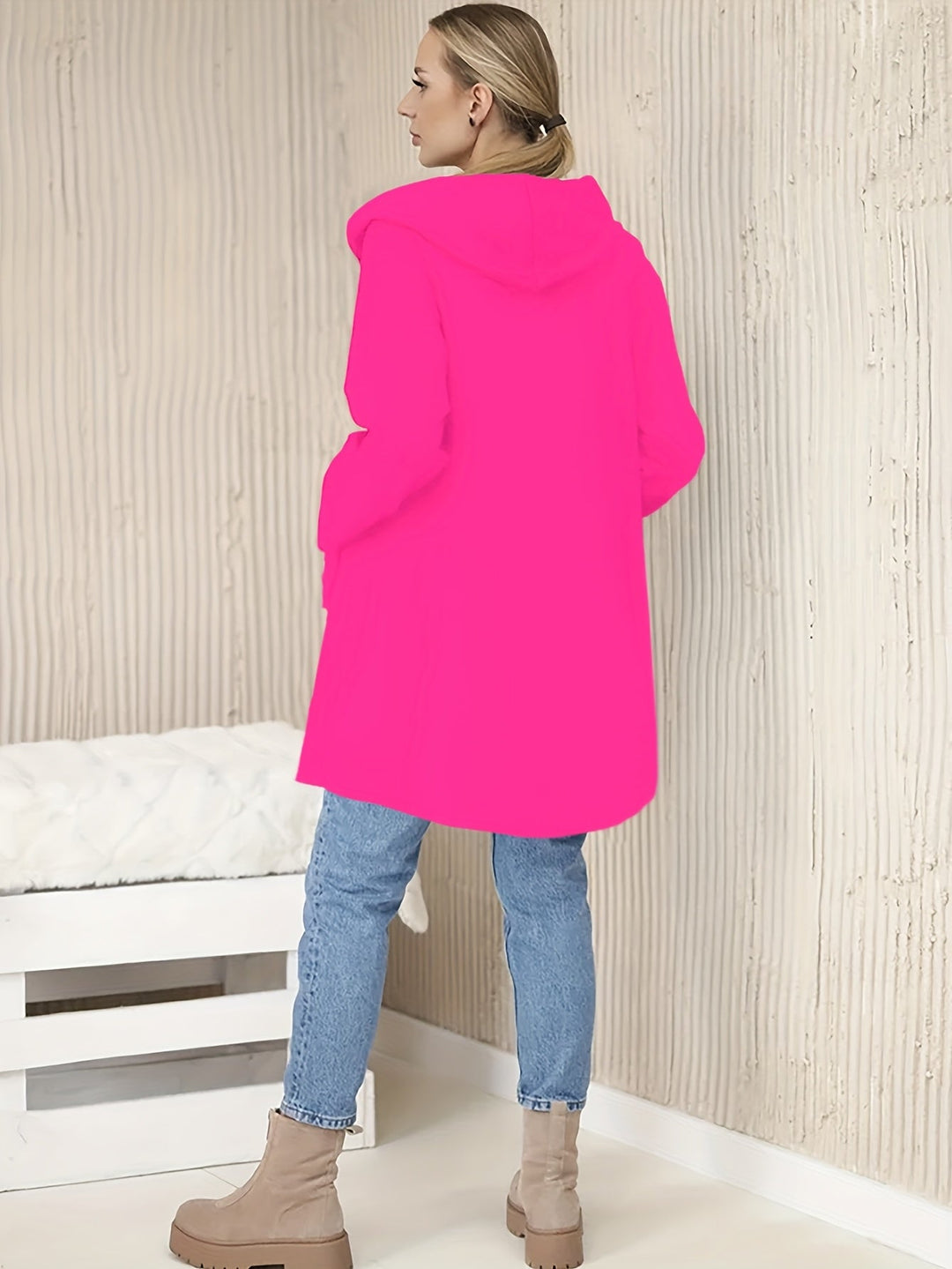 Nicola - Long Sleeve Jacket With Side Pockets