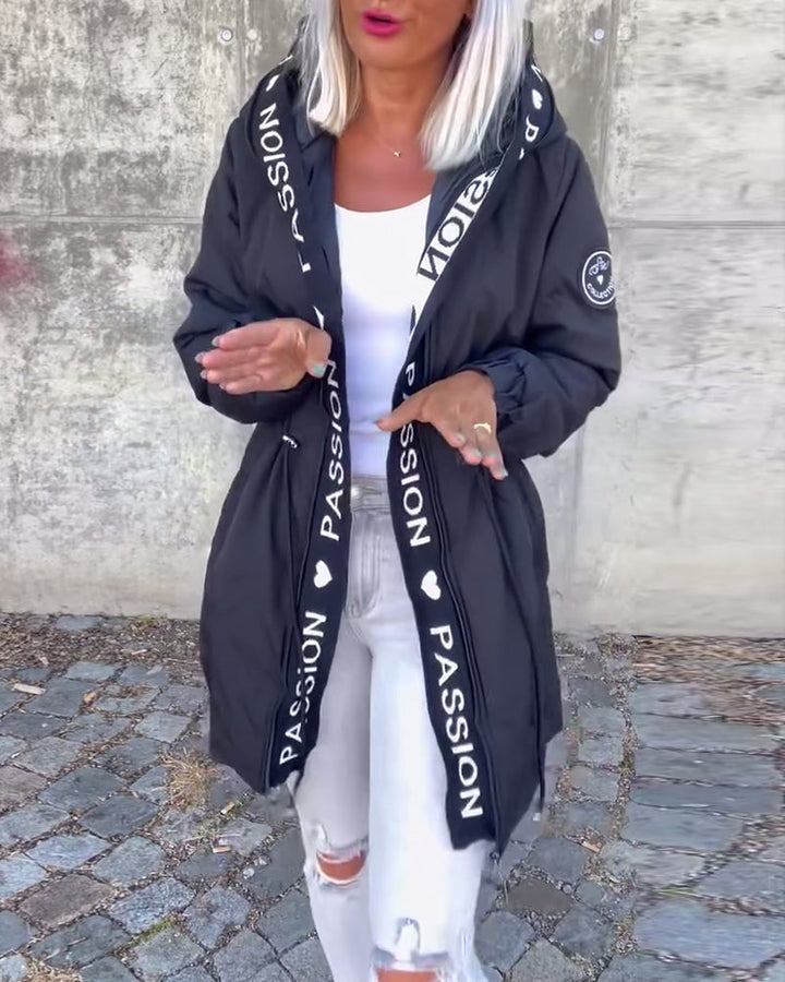 Valeella - Long Hooded Trench Coat