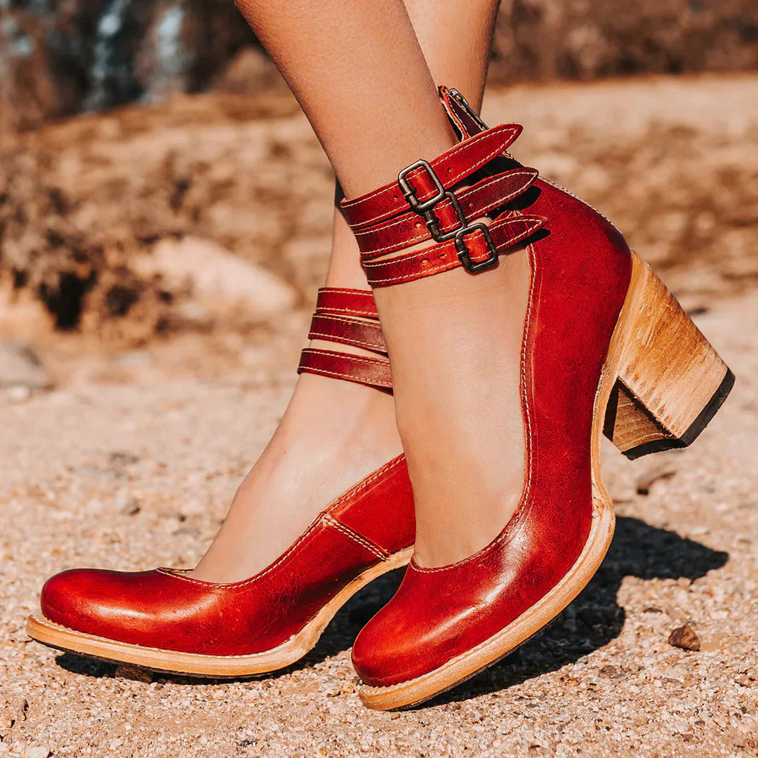 Steffie – Wooden High Heels