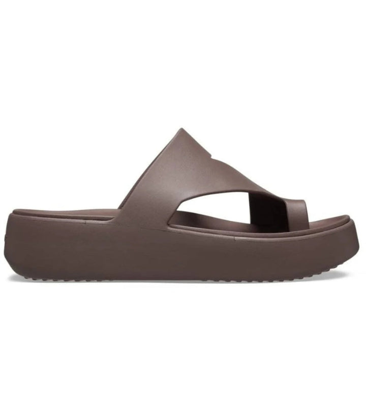 Vlasta - Cushioned Platform Slide Sandals With Toe Loop