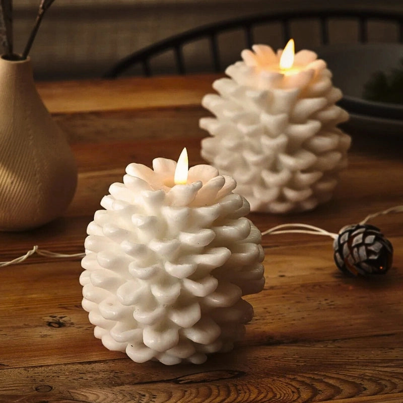 ForestFlame - Mood Pine Cone Flameless Candle