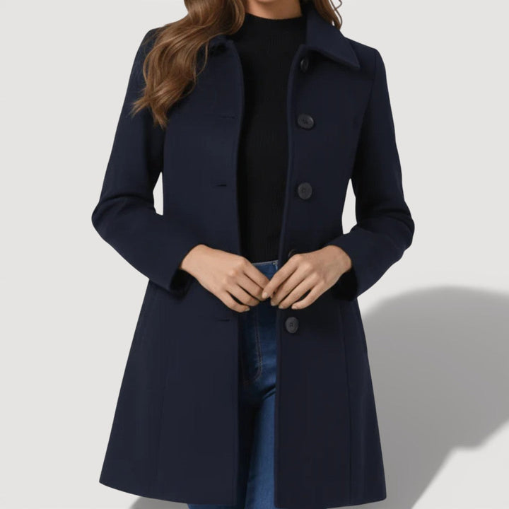 Tharushika - Sophisticated Long Sleeve Coat
