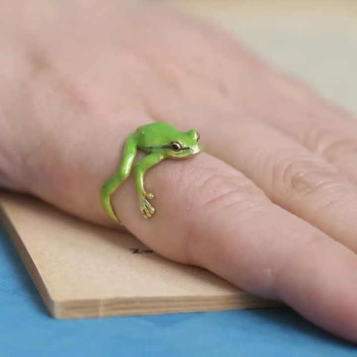 Ethel - Tree Frog Jewelry Set