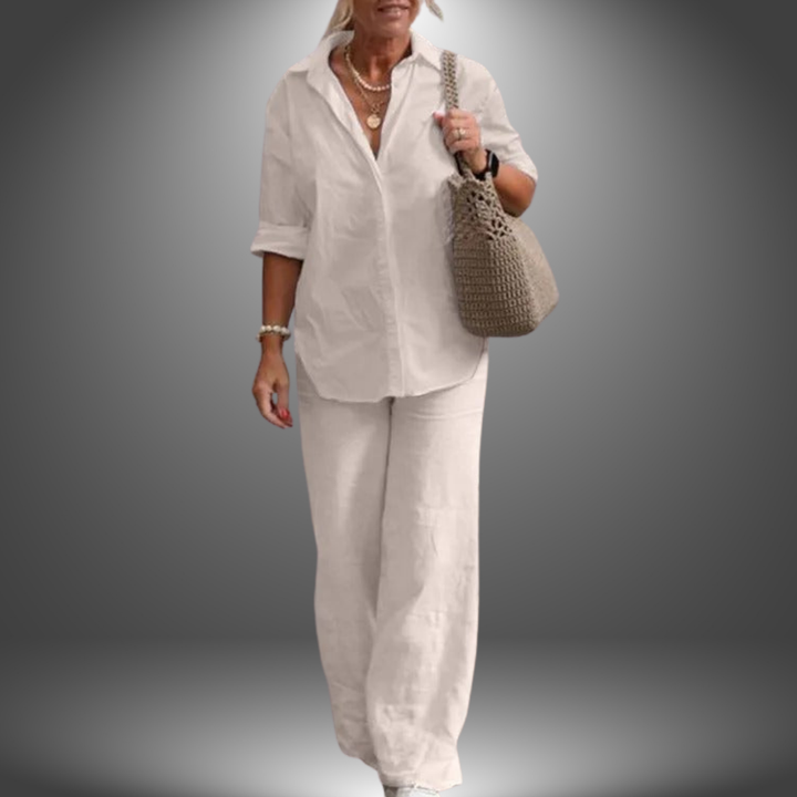 Ismini - Handmade Cotton Shirt and Pant