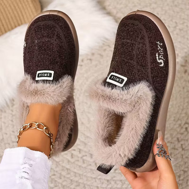 Nolani - Fashionable Faux Fur Winter Slippers