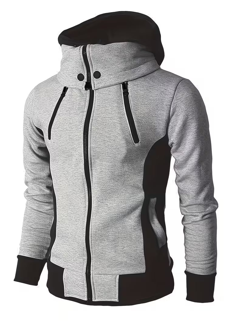 Griffiths - Regular Fit Long Sleeve Quarter Zip Hoodie