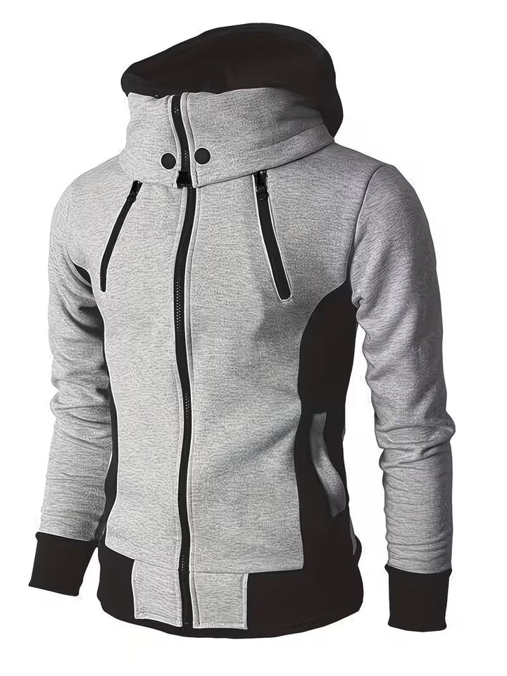 Griffiths - Regular Fit Long Sleeve Quarter Zip Hoodie