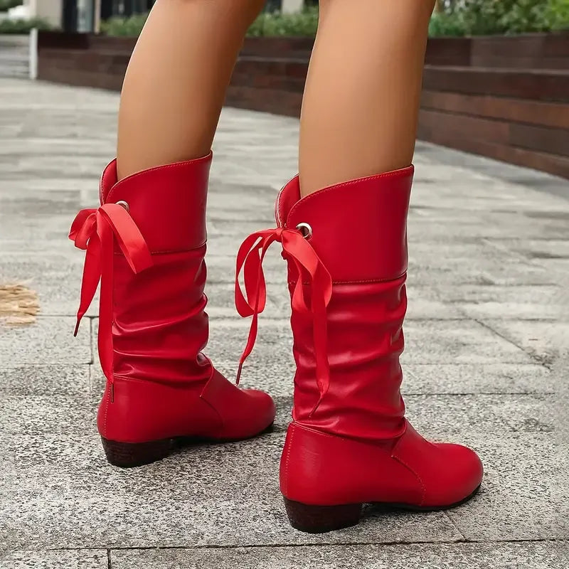 Peneira - Elegant Lace-Up Ankle Boot