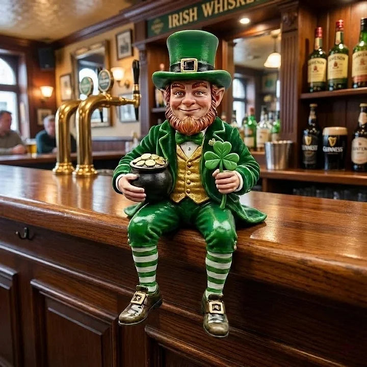 IrishFortune - St. Patrick’s Day Leprechaun Decorative Figurine