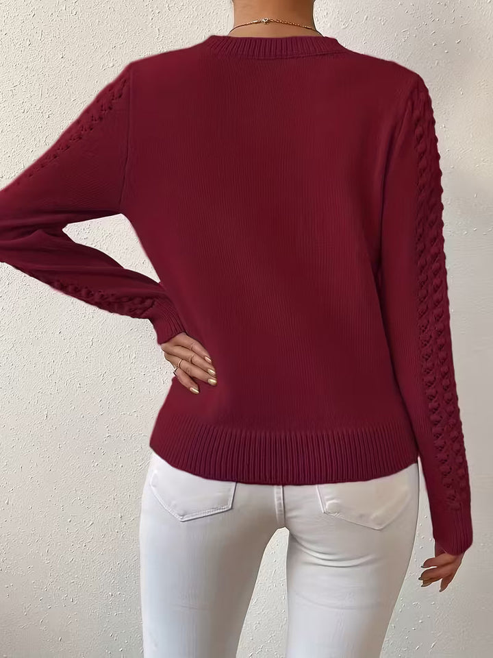 Shannen - Long Sleeve Knitted Sweater