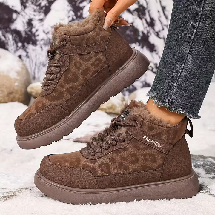 Elizia - Lace-Up Ankle Shoes with Thick Sole