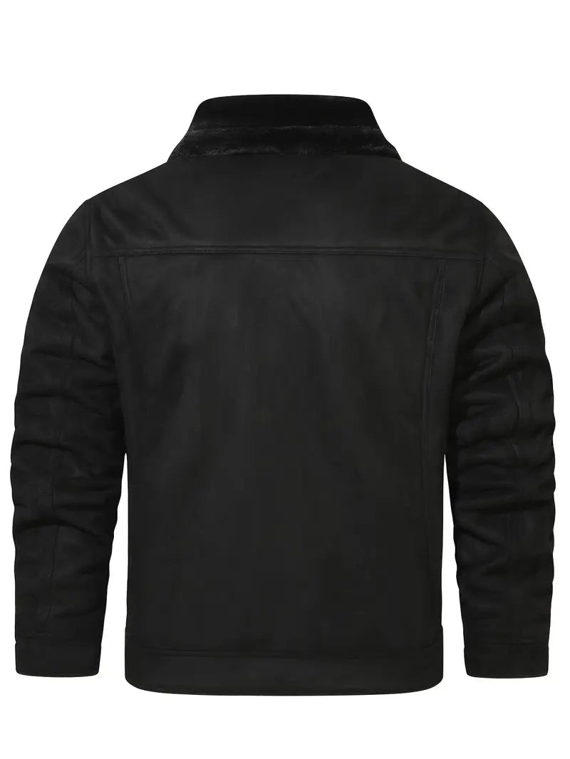 Frederik - Casual Polyester Jacket with Faux Lining