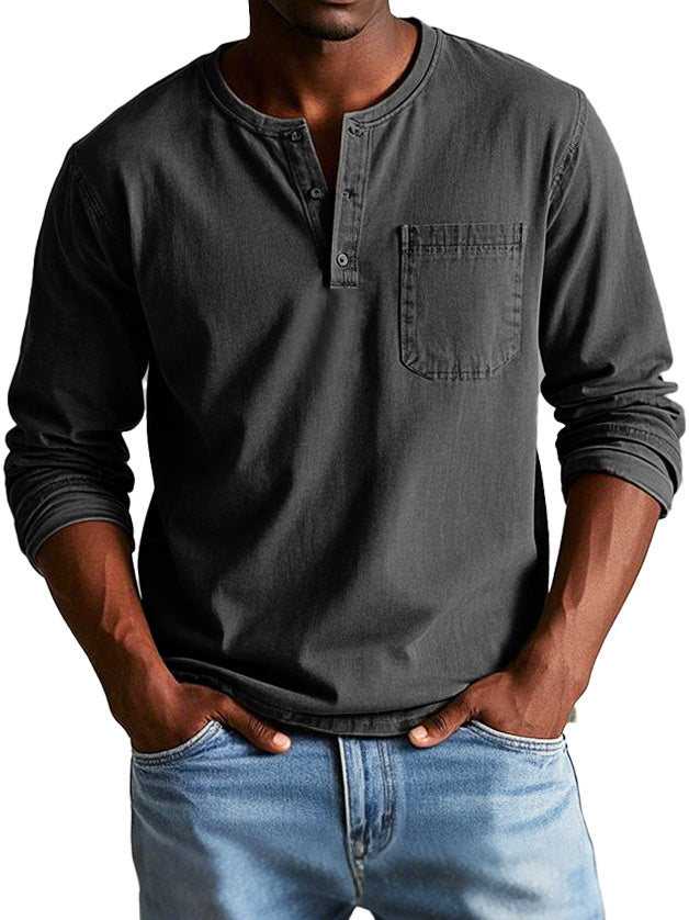 Neil - Vintage Long Sleeve Shirt