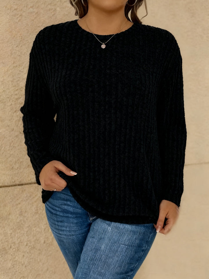 Katiya - Casual Loose Long Sleeve Sweater