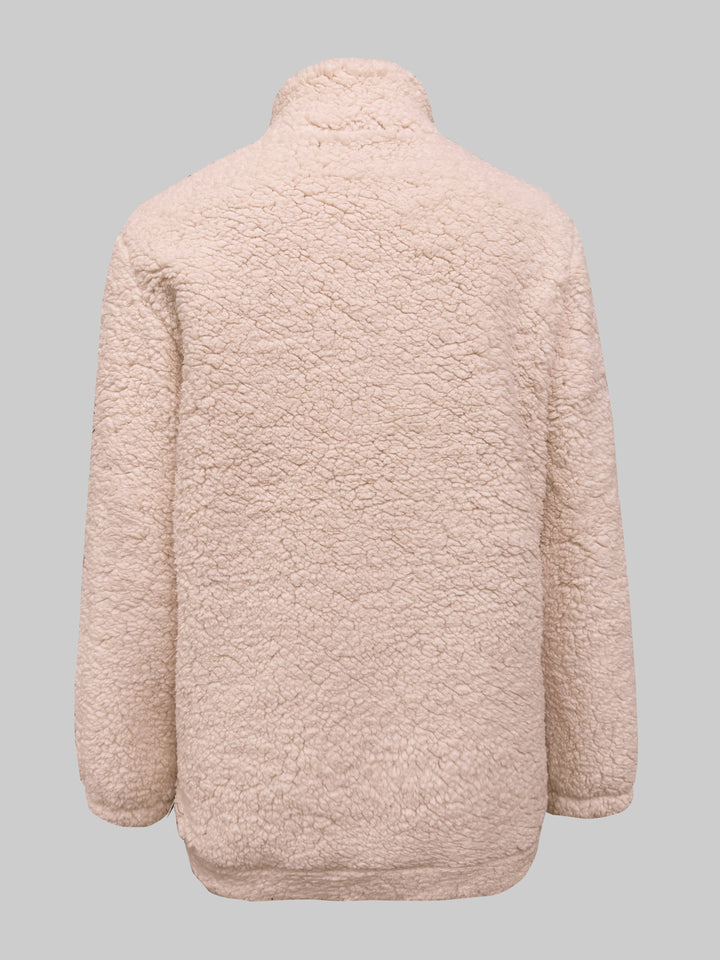 Willemien - Long Sleeve Fleece Zippered Sweatshirt