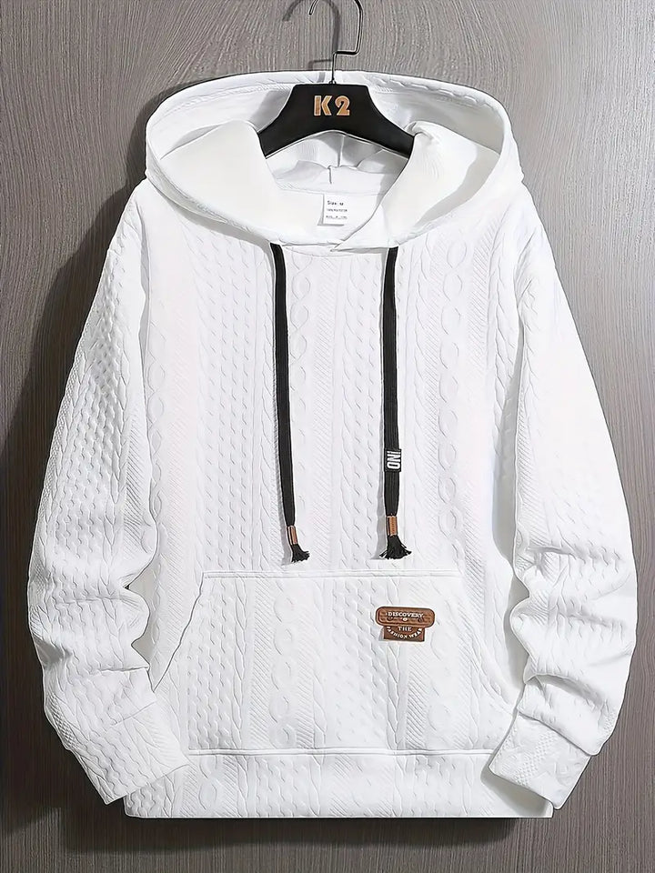 Pruitt - Long Sleeve Knitted Hoodie