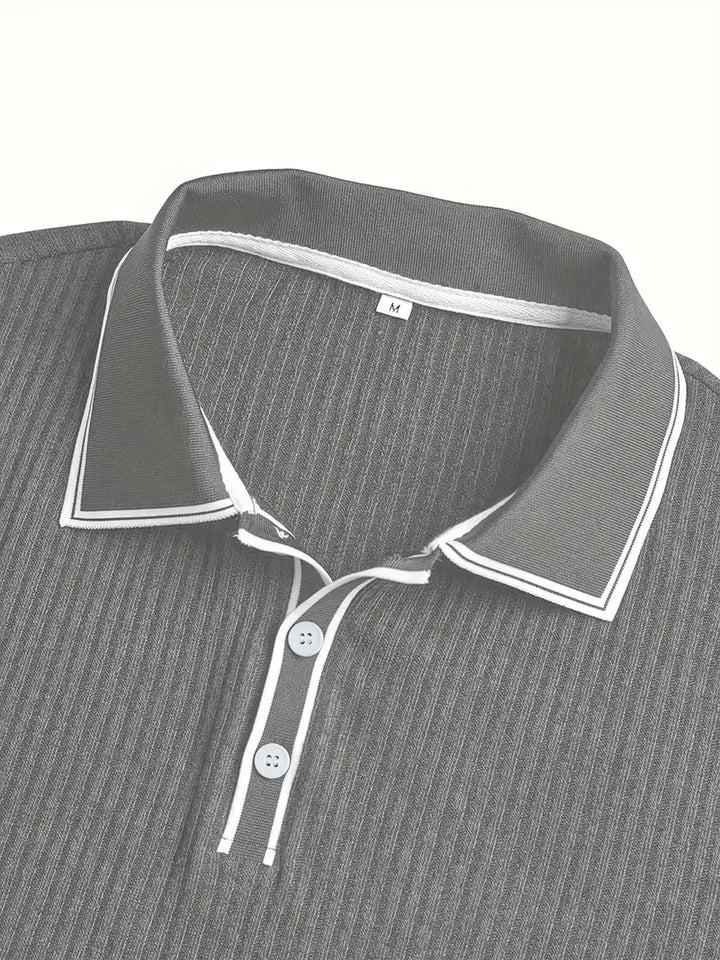 Orestis - Elegant Short Sleeve Polo Shirt