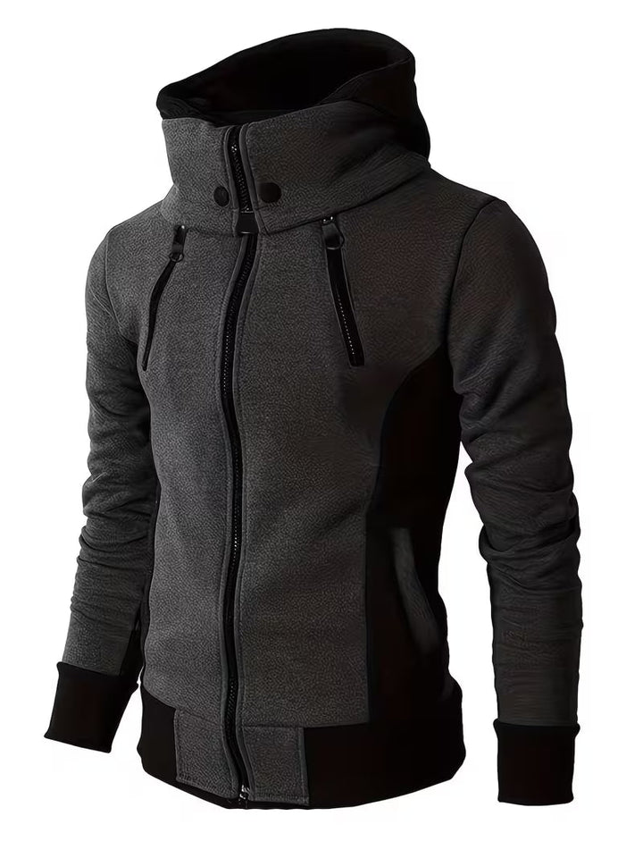 Griffiths - Regular Fit Long Sleeve Quarter Zip Hoodie
