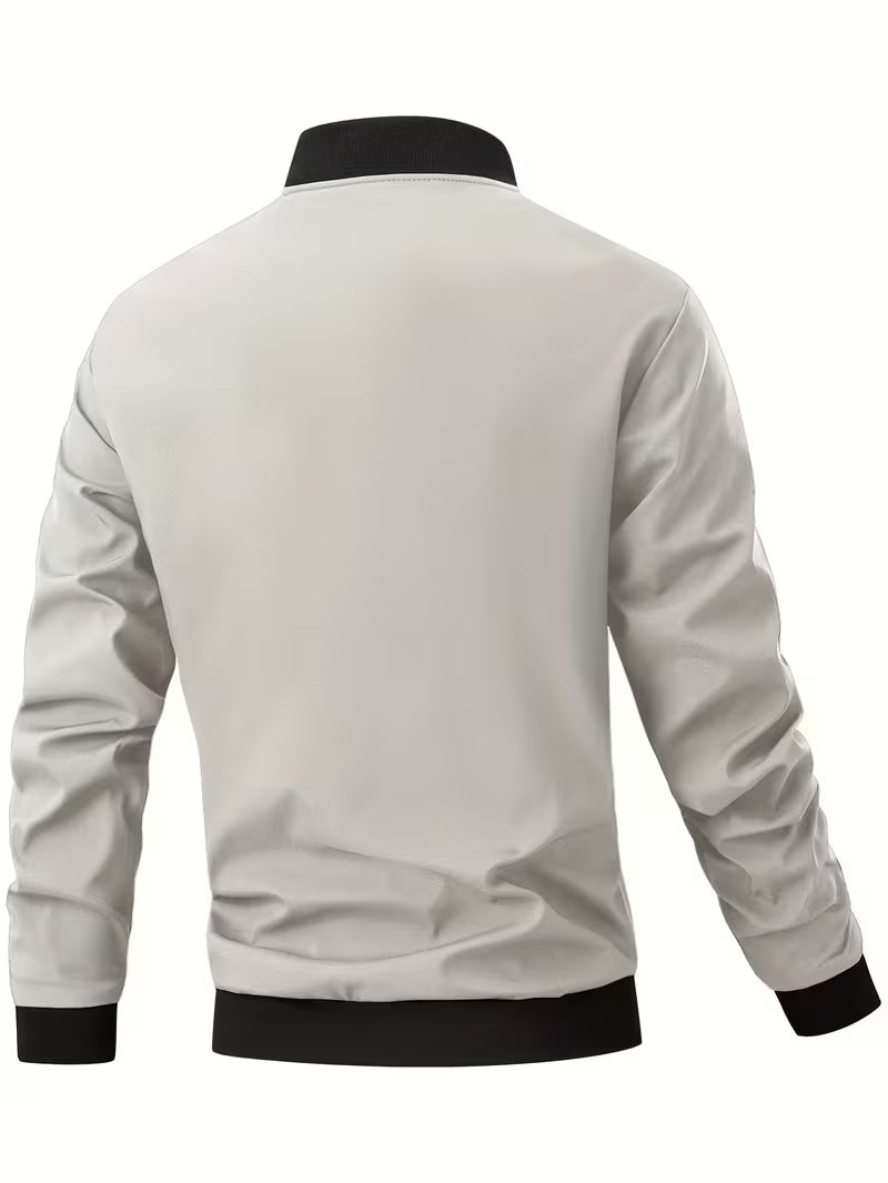 Baldis - Casual Bomber Jacket With Zipper