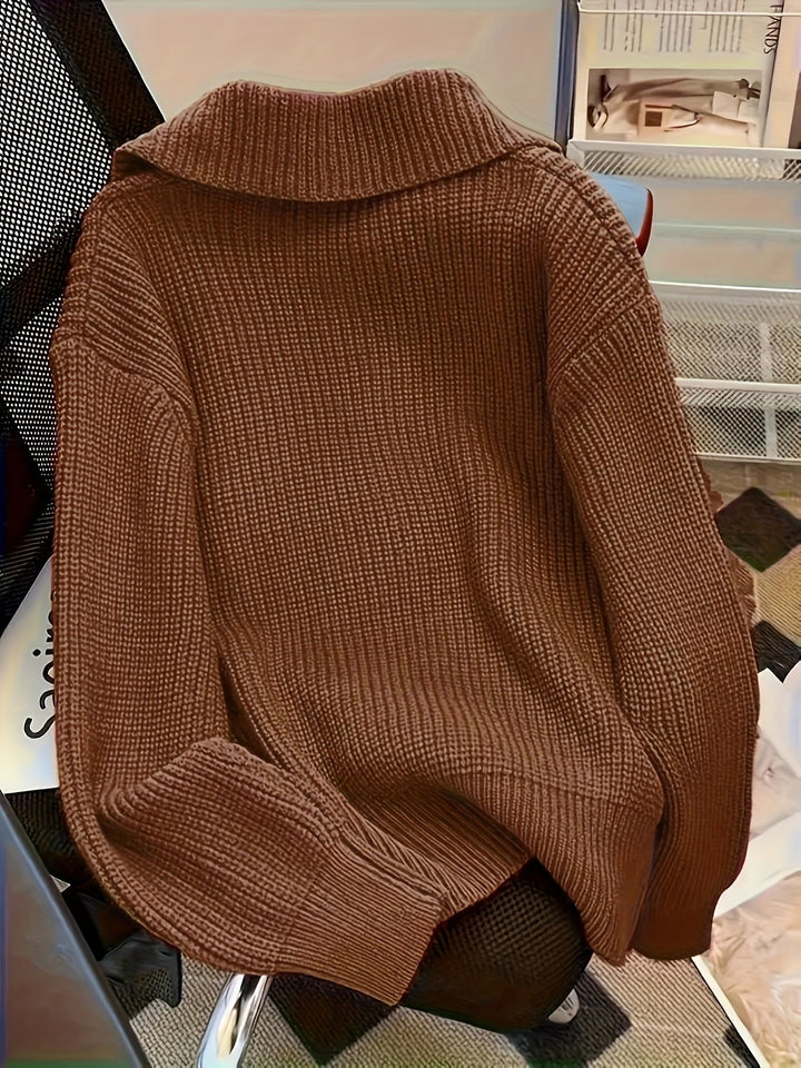 Amy - Casual Long Sleeve Sweater