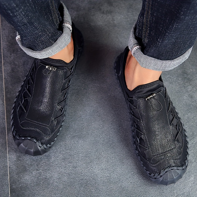 Razam - Leather Sneakers with Non-Slip Sole
