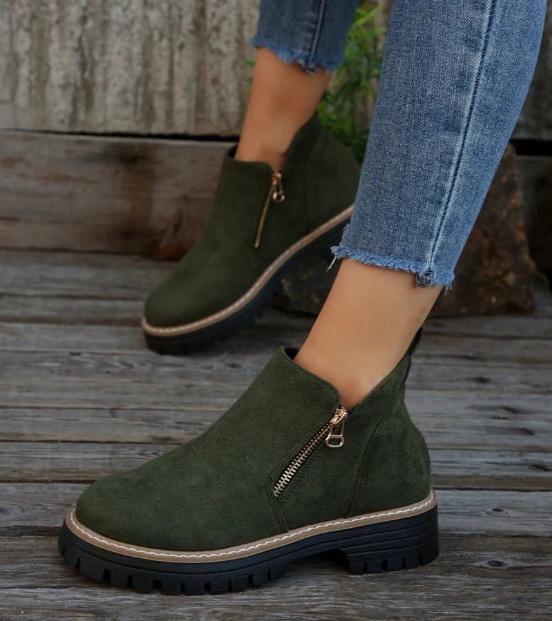 Miladie - Orthopedic Side Zipper Boot