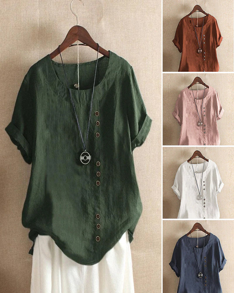 Andree - Short Sleeve Blouse