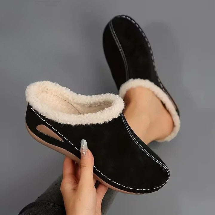 Martinez - Faux Fur Lined Slip-On Shoes