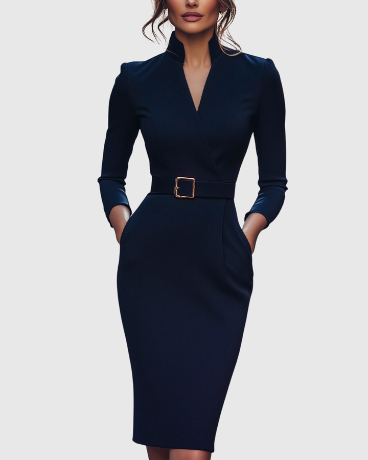 Meirav - Elegant Midi Dress