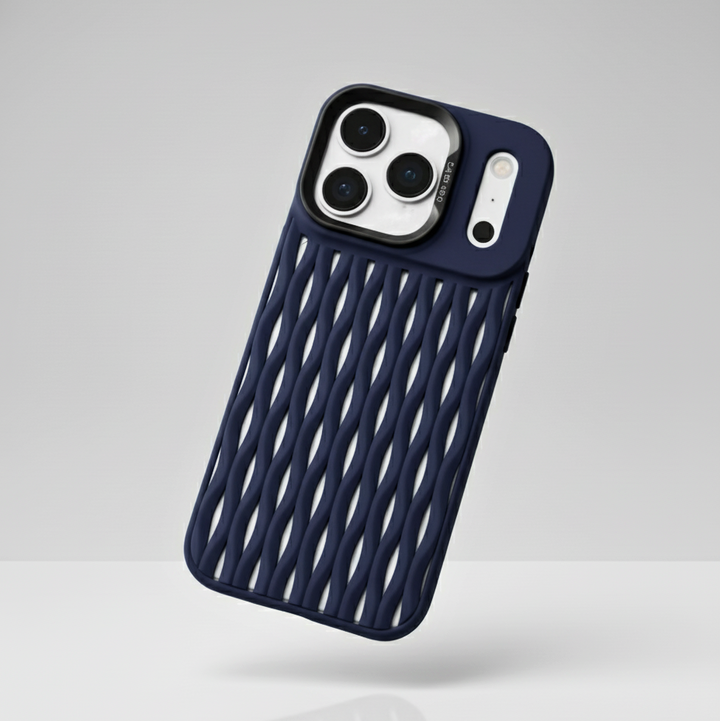 GripGrove - Breathable Mesh Woven Cooling iPhone Case