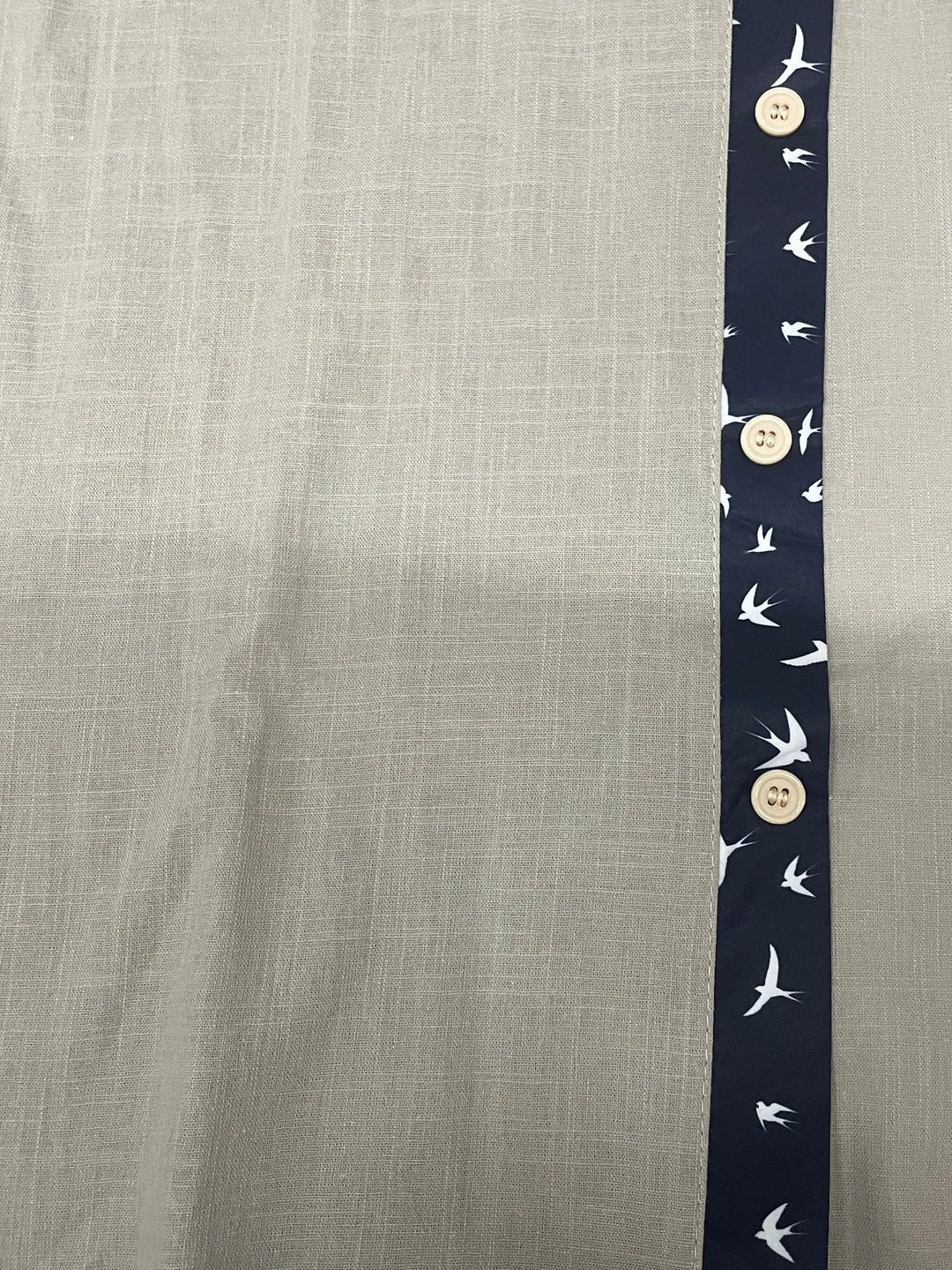 Trofim - Elegant Cute Bird Print Shirt