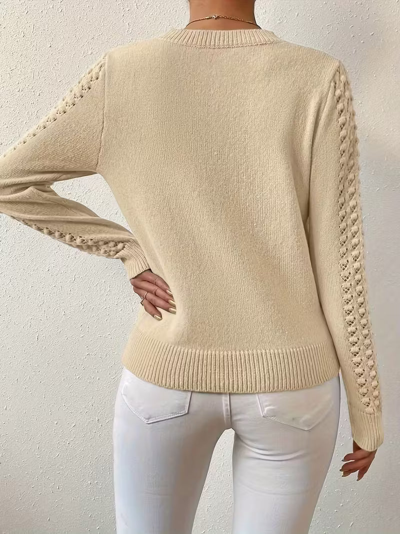 Shannen - Long Sleeve Knitted Sweater