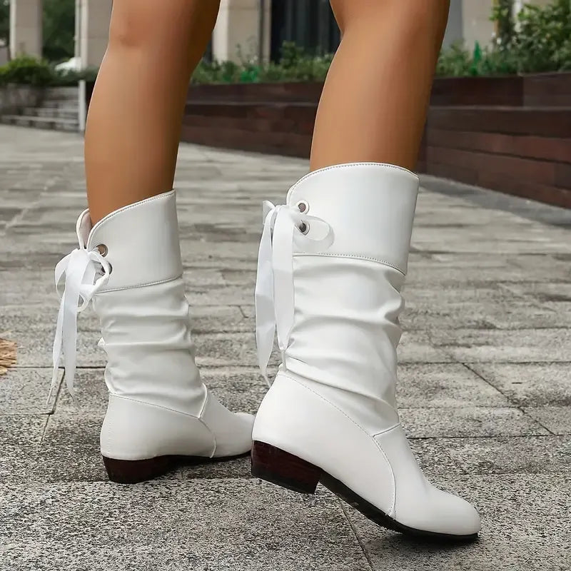 Peneira - Elegant Lace-Up Ankle Boot