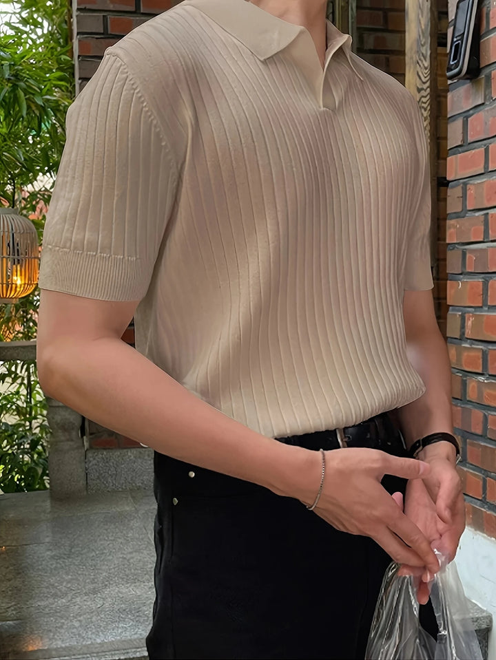 Avgustin - Casual Short Sleeve Polo Shirt