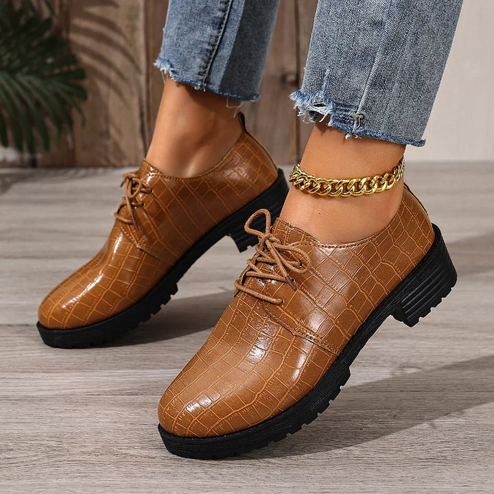 Niyra – Chunky Sole Lace-Up Derby Shoes