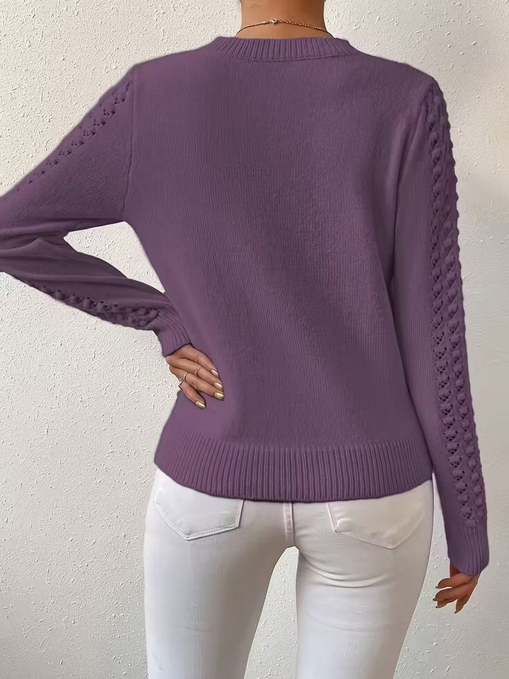 Shannen - Long Sleeve Knitted Sweater