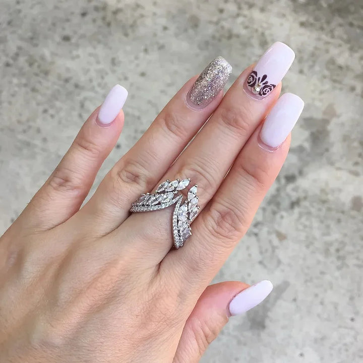 Evita - Angel Wings Bracelet and Ring