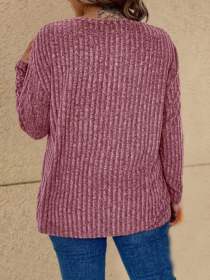 Katiya - Casual Loose Long Sleeve Sweater