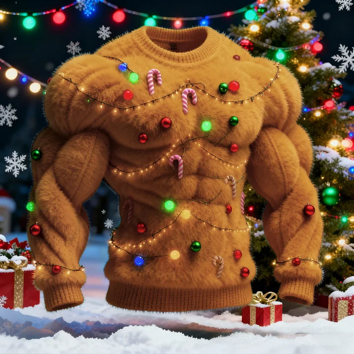 Nissanka - Elegant Long Sleeve Christmas Tree Sweater
