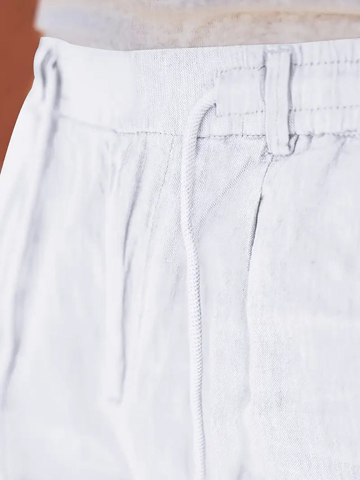 Nichols - Linen Loose Fit Drawstring Pant