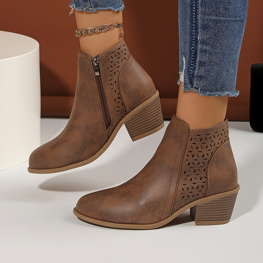Fredrika - Breathable Ankle Boot With Zipper